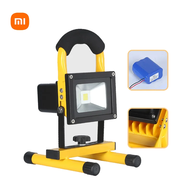 

Светодиодный прожектор Xiaomi для зарядки, строительная аварийная будка, уличное портативное освещение для кемпинга, водонепроницаемый прожектор для дома