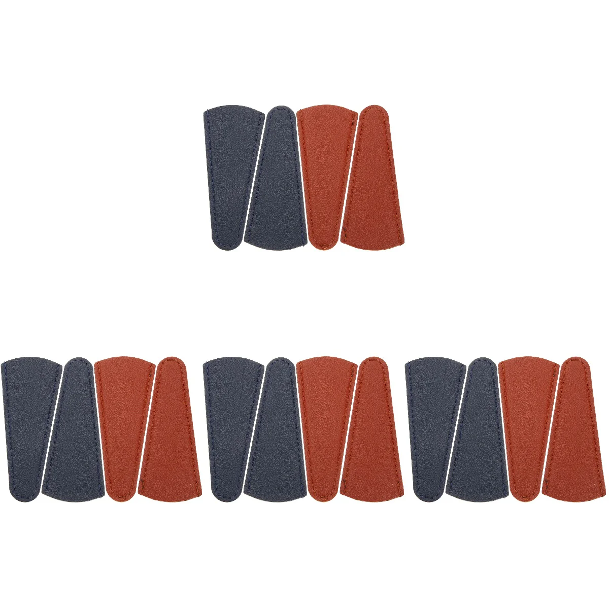 

16 pcs Sewing Scissor Sheaths Portable Eyebrow Scissors Cover Trimming Tool Bags