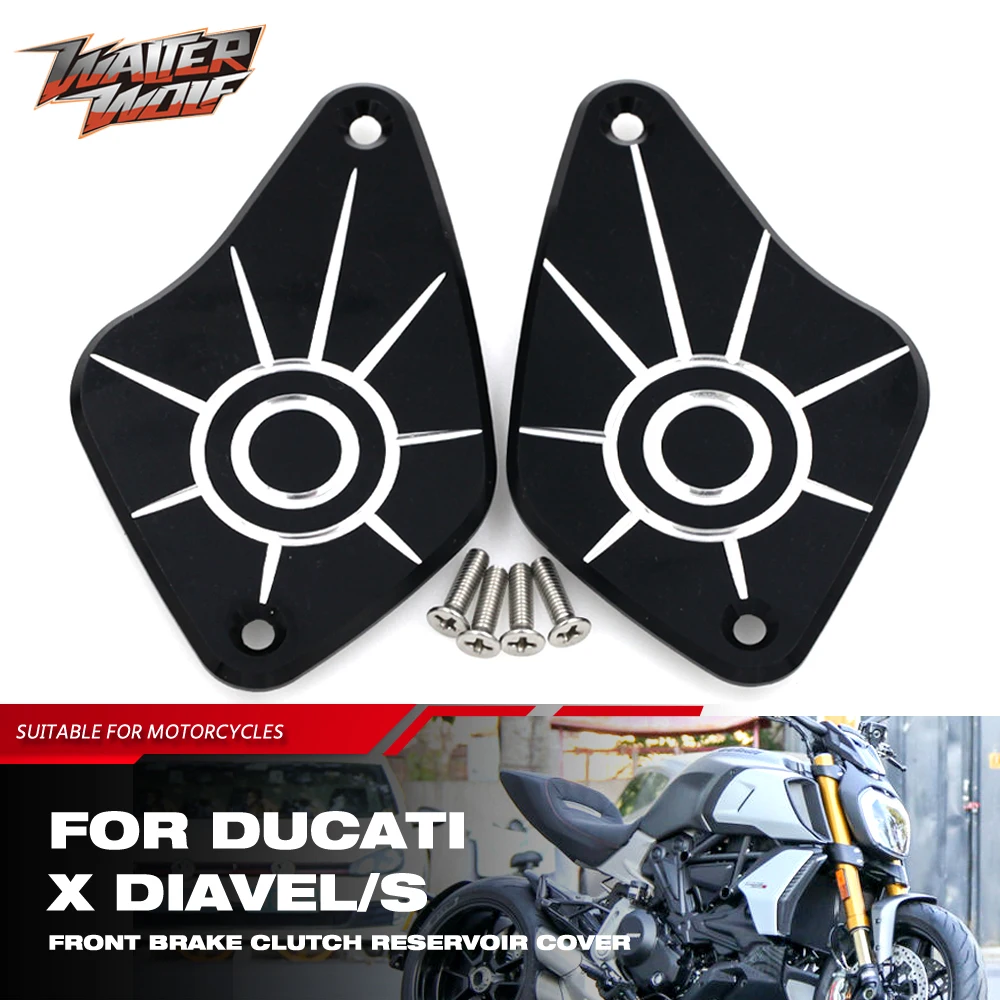 

For DUCATI Diavel 1260 Xdiavel S 2011-2023 Front Brake Clutch Cylinder Fluid Reservoir Cover Motorcycle Accessories Oil Pump Cap