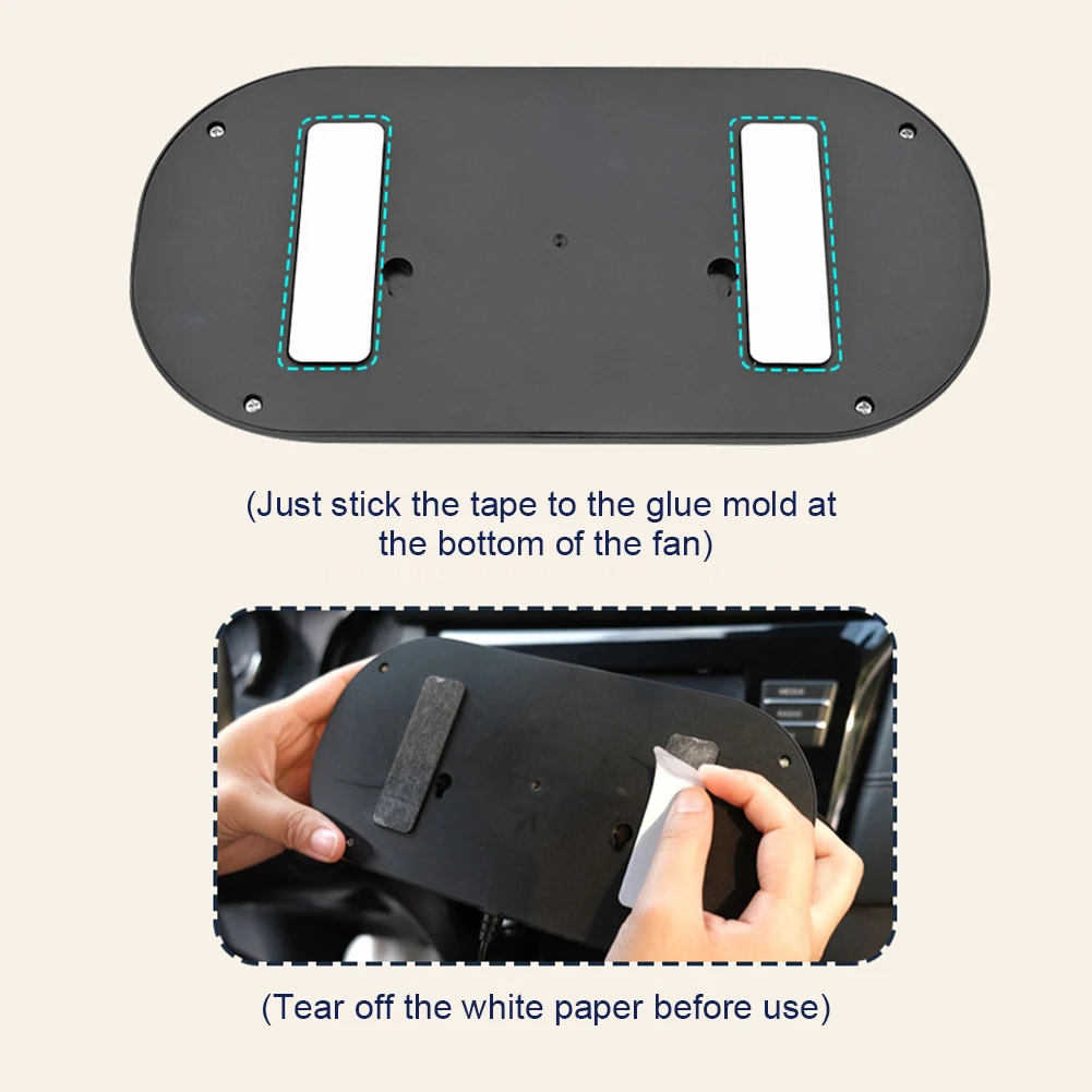 12V/24V car fan cooling Car Fan Dual Head usb car fan 2 Speeds Adjustable For   Auto Cooler Air Fan Car Accessories fan for car