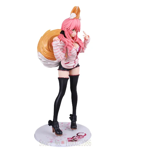 

Fate/extra Order Caster Lancer Tamamo No Mae Casual Wear Plain Clothes Japanese Anime Figures Action Toy Pvc Model Collection