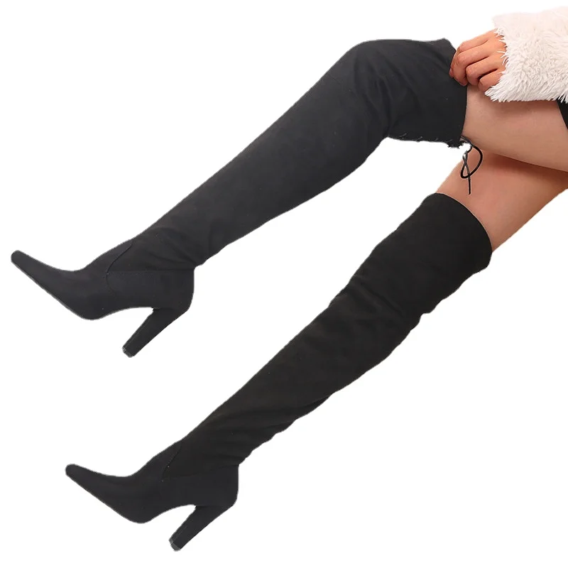 

Women Heels Woman Boots Women's High Boots Women's Winter Shoes Goth Hot Woman Boot Over-the-knee Platform Female Snow Sneakers
