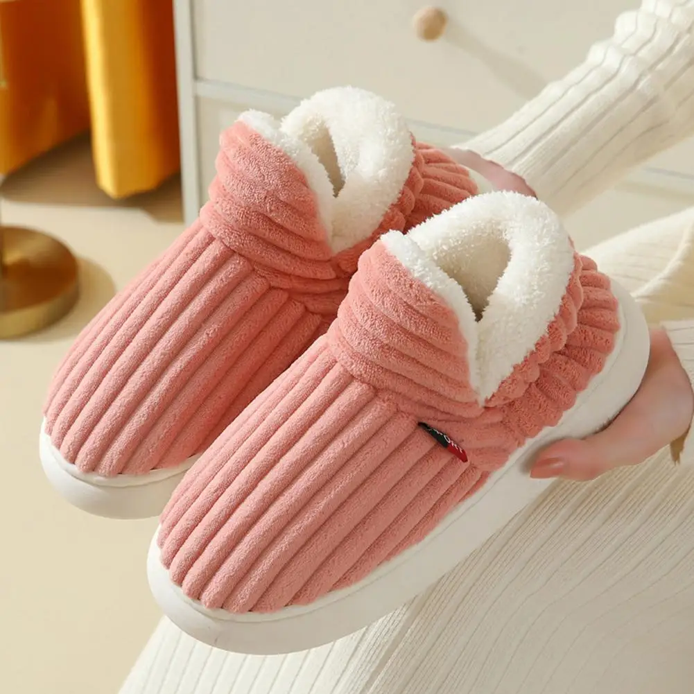 Evshine/женские меховые плюшевые тапочки мужские зимние модные теплые уютные
