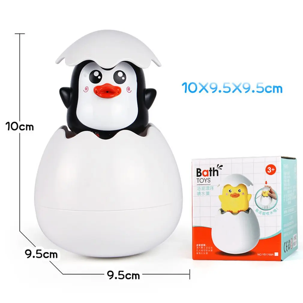 Baby Bathing Toy Kids Cute Duck Penguin Egg Water Spray Sprinkler Bathroom Sprinkling Shower Swimming Water Toys For Kids Gift