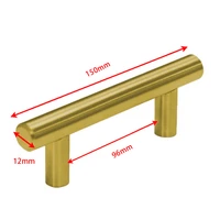 214inches pull handle stainless steel glod t type drawer cabinet wardrobe door pull handl for cabinet doors drawers furniture