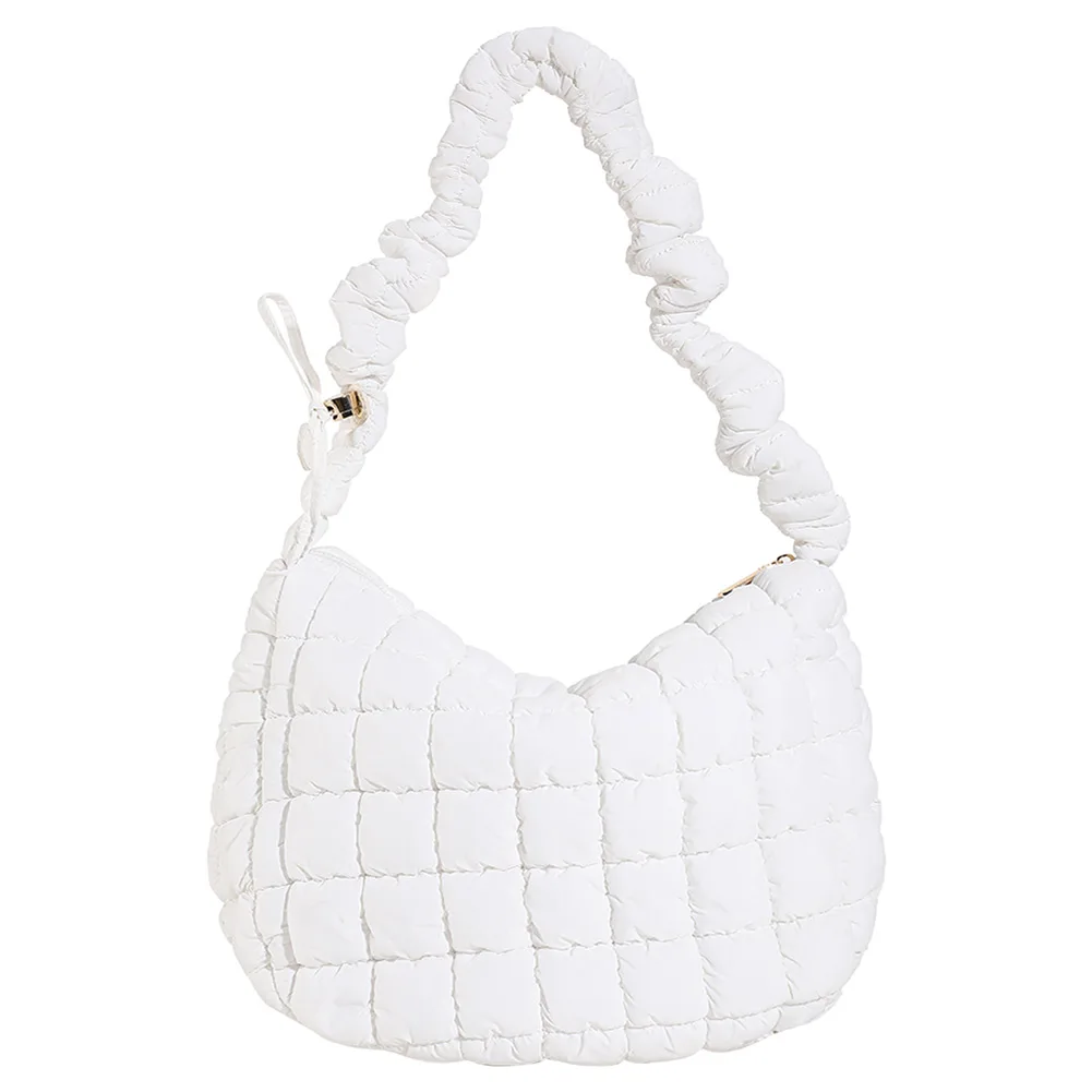 Женские сумки на плечо Cloud Bubbles из мягкой ткани милая сумка сумка-пуховик