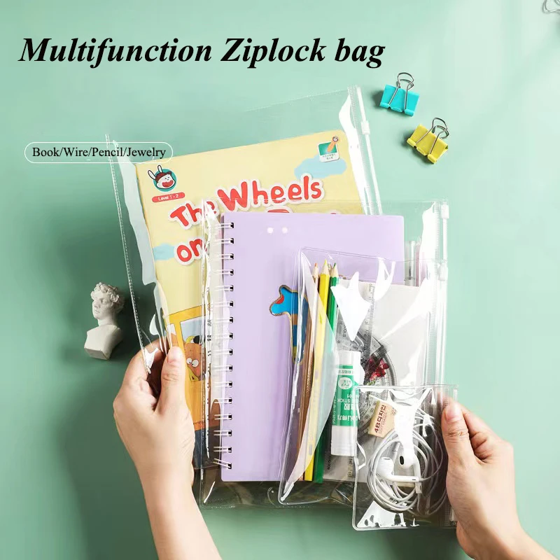 

5/10 шт./партия, Прозрачные полиэтиленовые пакеты на молнии