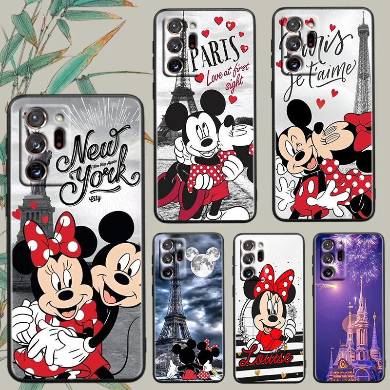 Чехол для телефона с изображением Диснея Микки и Минни Samsung Note 20 10 Ultra Plus A31 A14 A12 A70