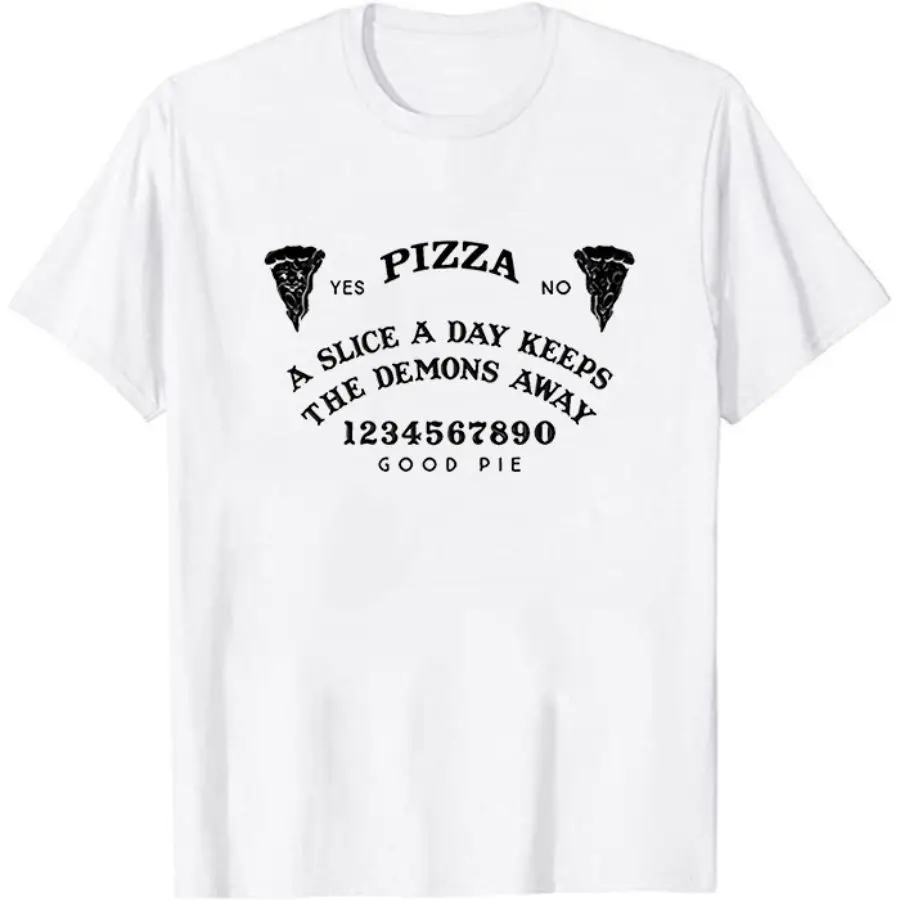 Женская футболка с рисунком пиццы летняя Милая смешная коротким рукавом в стиле