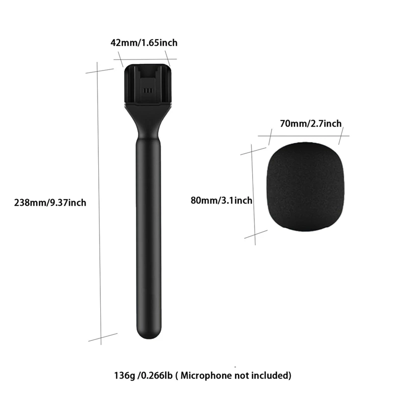 Портативный микрофон для интервью DJI Mic 1/2