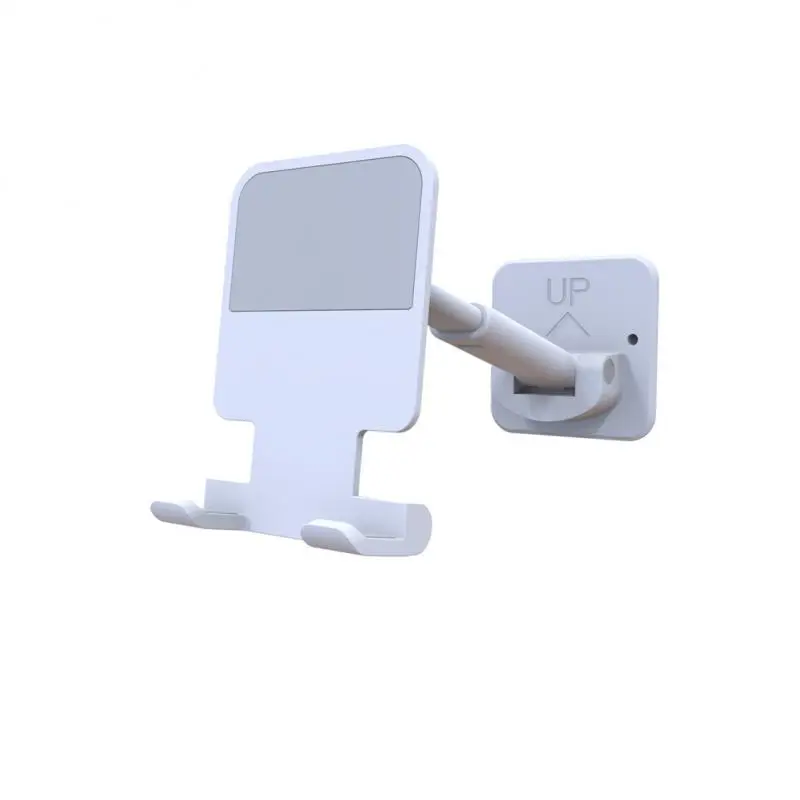 

For Kitchen Washroom Mobile Phone Bracket Small And Portable Wall Mount Smartphone Mount Portable No Drilling Lazy Bracket Small