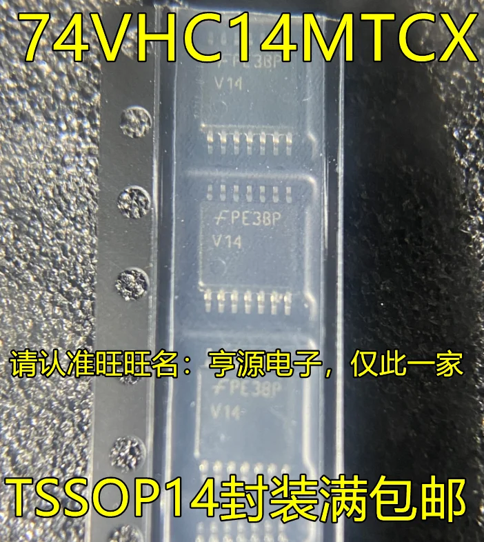 

10PCS New Original 74VHC14MTC 74VHC14 74VHC14MTCX V14 TSSOP14