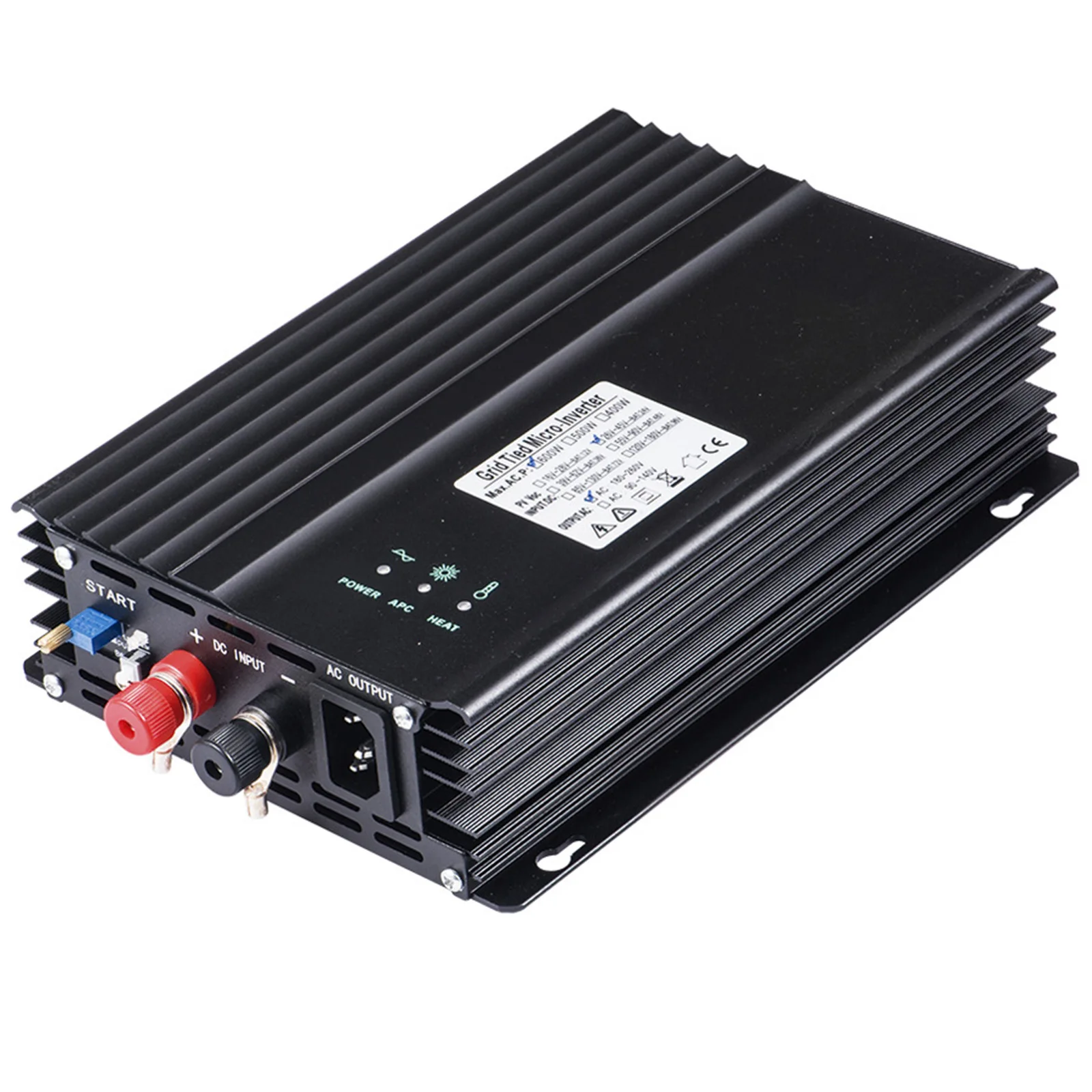 

600W Inverter MPPT LCD Display DC26V-45V Sine Output For 24V 36V Solar Panels Grid-connected Inverter 30 X 21.5 X 12 Cm Inverter