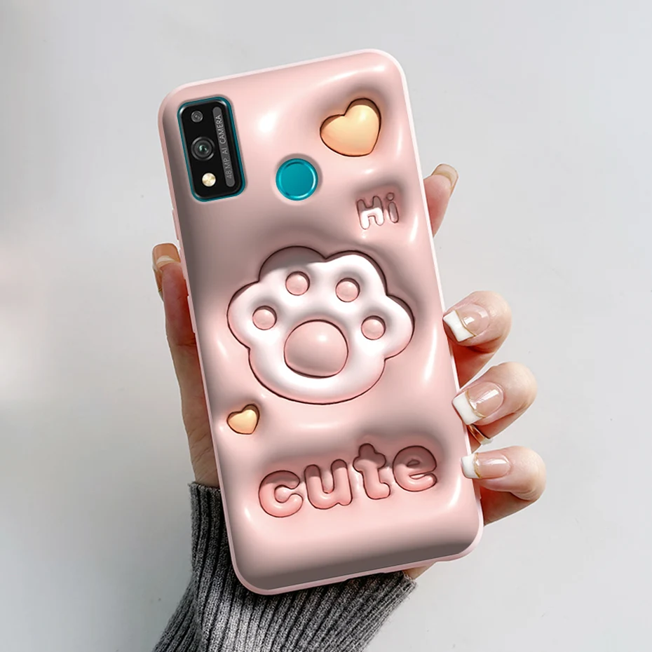 Чехол для Honor 9X Lite чехол Huawei мягкий силиконовый с милым Кроликом пандой Honor9X 9X9XLite