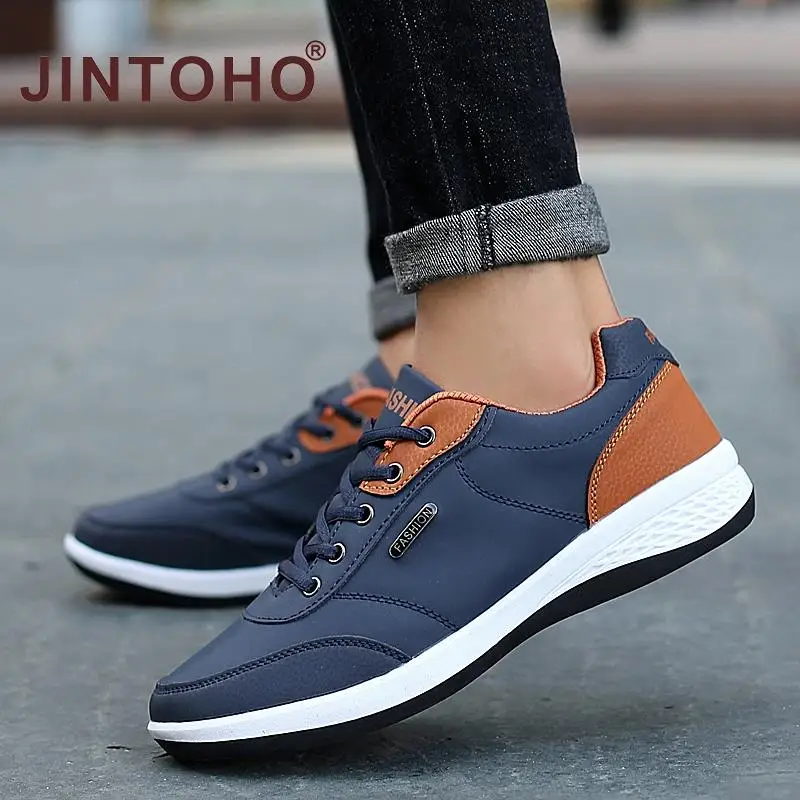 Мужские кожаные кроссовки Горячая Распродажа мужская кожаная обувь дешевая