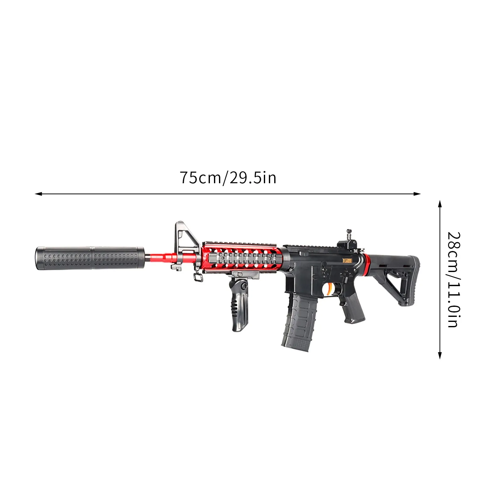 M4A1 гелевый шарик Blaster Электрический брызговик бластер подходит для забавных и