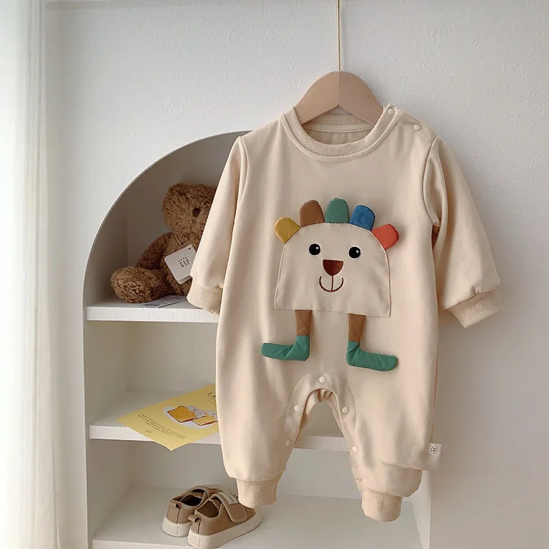 

MILANCEL Baby Clothes Toddler Boys Romper Infant Cute Cartoon Jumpsuit