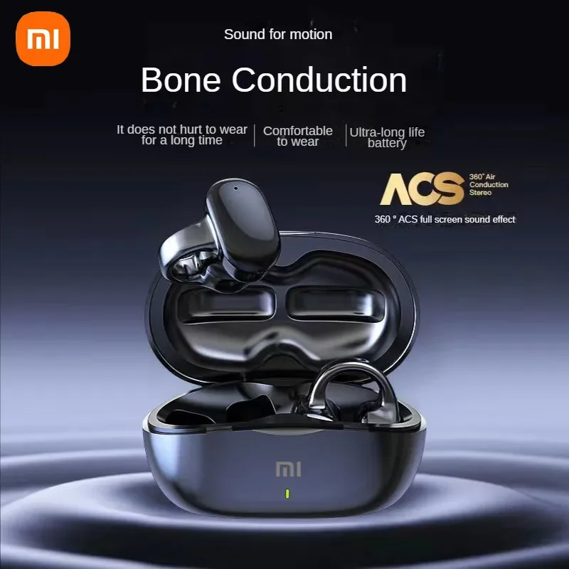 

Xiaomi Earcuffs Wireless Bluetooth Earphones Earring TWS Bone Conduction Ear Hook Headphones Sport Earbuds TWS Headset With Mic