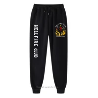 stranger things 4 hellfire club jogging pants men woman soft bodybuilding fashion sweatpants long trousers sport training pants