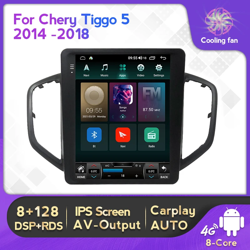 

For Chery Tiggo 5 2014-2020 For screen Car Radio Multimedia Video Player Navigation GPS Android 11 No 2din 2 din dvd