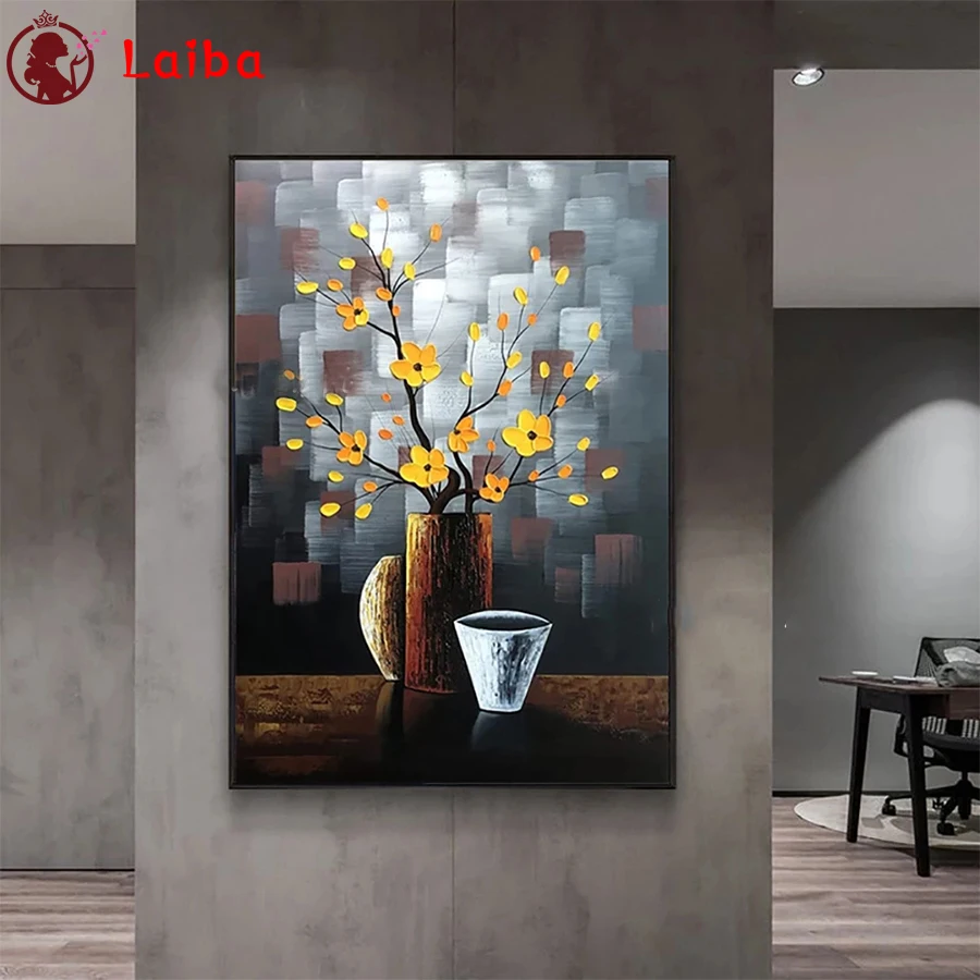 

Diamond Embroidery abstract scenery flower landscape Full Square round Diamond Mosaic Art Painting Cross Stitch Wall Decor