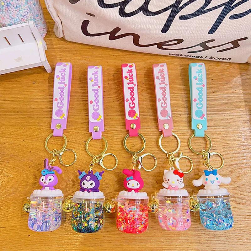 

Cinnamoroll Keychain My Melody Hello Kitty Kawaii Sanrio Cartoon Cute Anime Pendant School Bag Pendant Girls Christmas Gifts