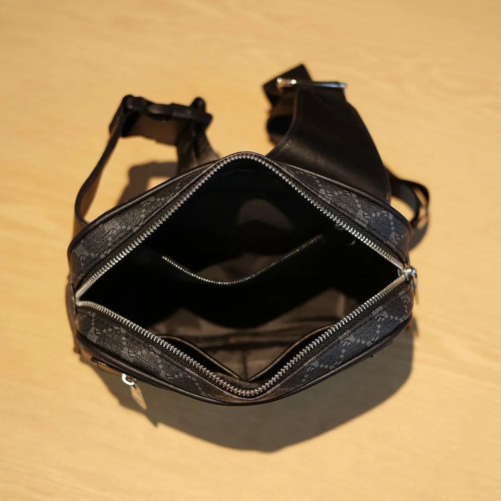 Мужская поясная сумка из искусственной кожи