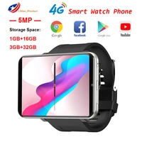 wholesale price dm100 4g smart watch men camera video chat heart rate monitoring ip67 waterproof smartwatch with sim card slot
