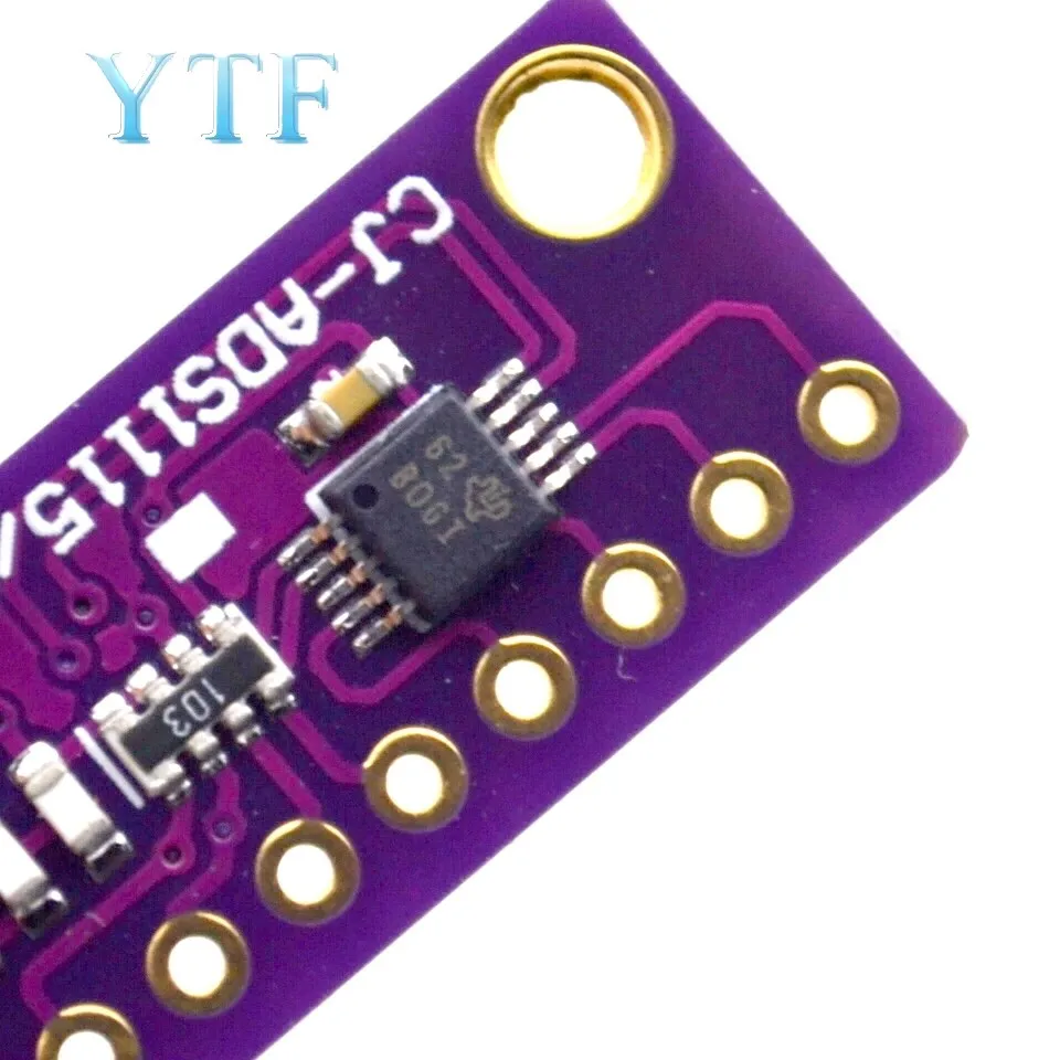 I2C ADS1115 16-битный прецизионный аналогово-цифровой преобразователь ADC 4-канальный