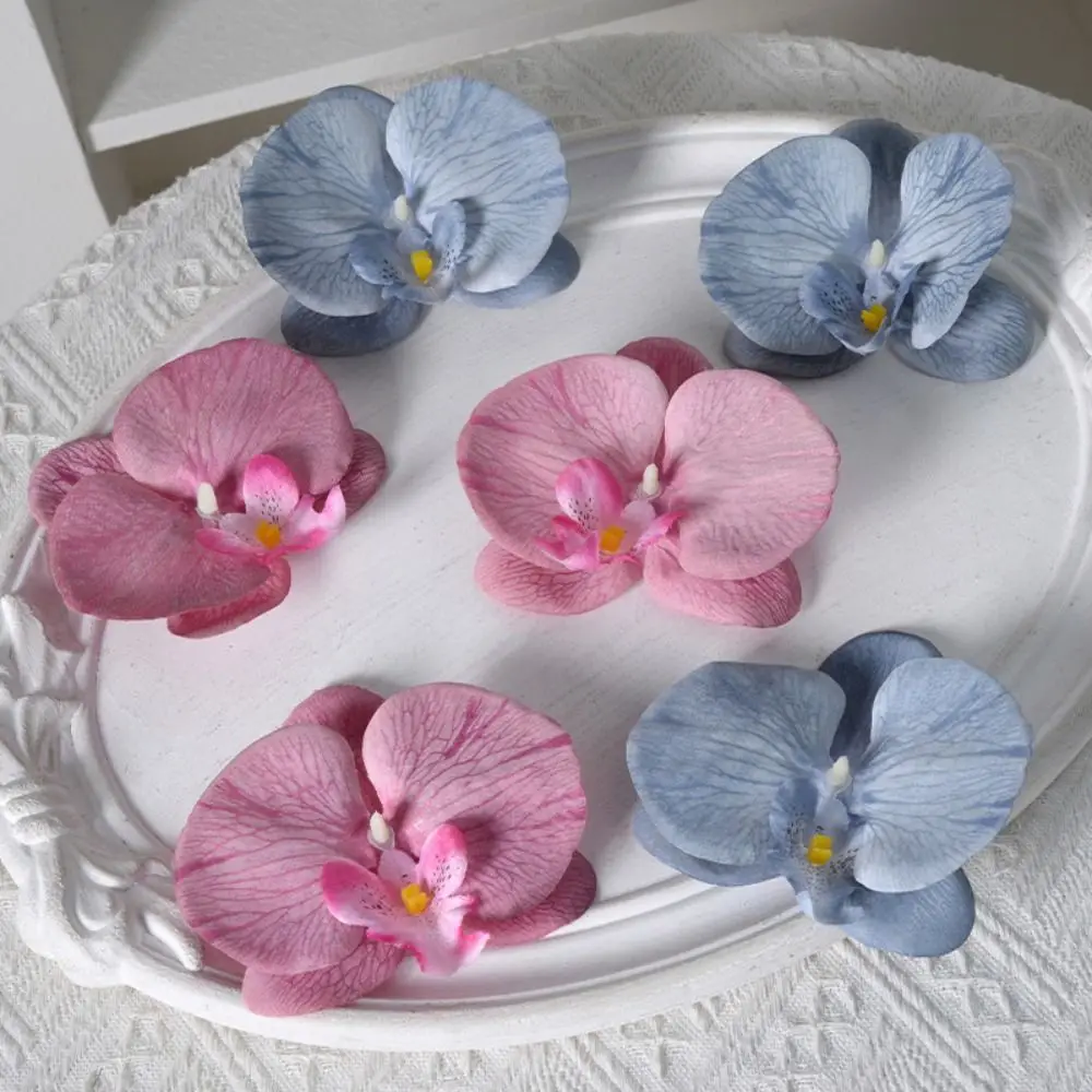 Силиконовые цветы орхидеи бабочки для изготовления бижутерии