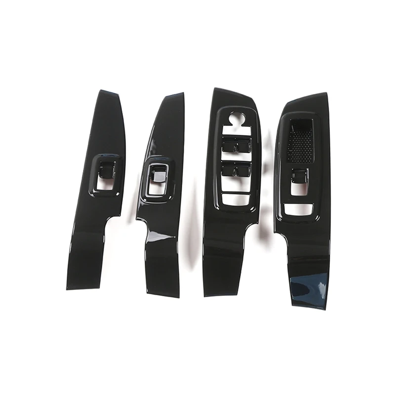 

Car Window Lift Switch Button Decoration Panel Trim Cover Stickers Accessories For Jeep Cherokee 2014-2021