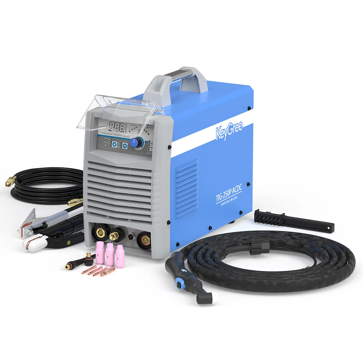 KeyGree Professional HF TIG Welding Aluminum Machine Inverter Pipe Soldering Station Welder 220V  AC-TIG DC-TIG TIG250P-ACDC