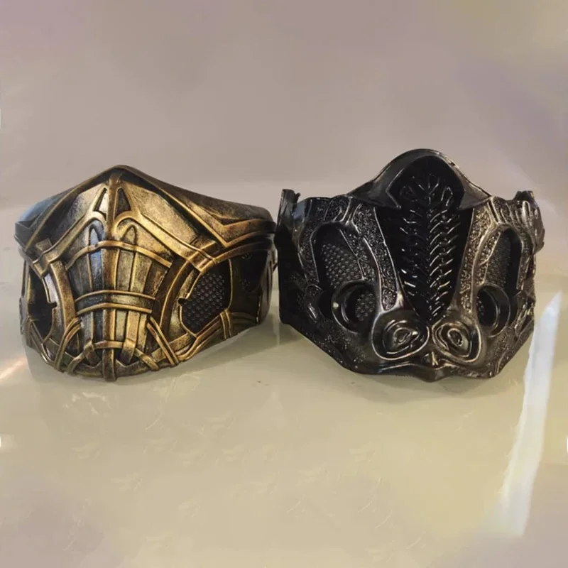 Фото ❤️ Косплей ❤️ Маска для косплея Sub-Zero: Скорпион и Би-Хан (Нуб Сайбот) из игры Mortal Kombat, реквизит для ролевых игр, Хэллоуина и карнавалов ❤️ №1