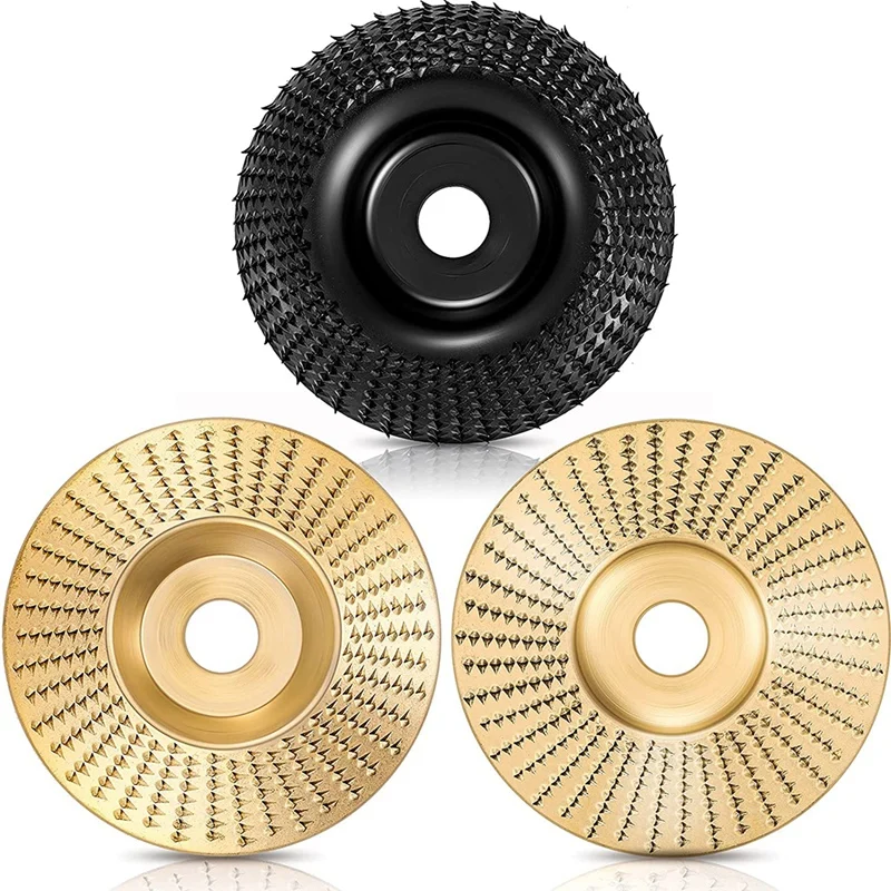 

New Grinding Wheel Wooden Wheel Grinding Shape Discs, Suitable For Angle Grinders With An Inner Diameter Of 5/8 Inches