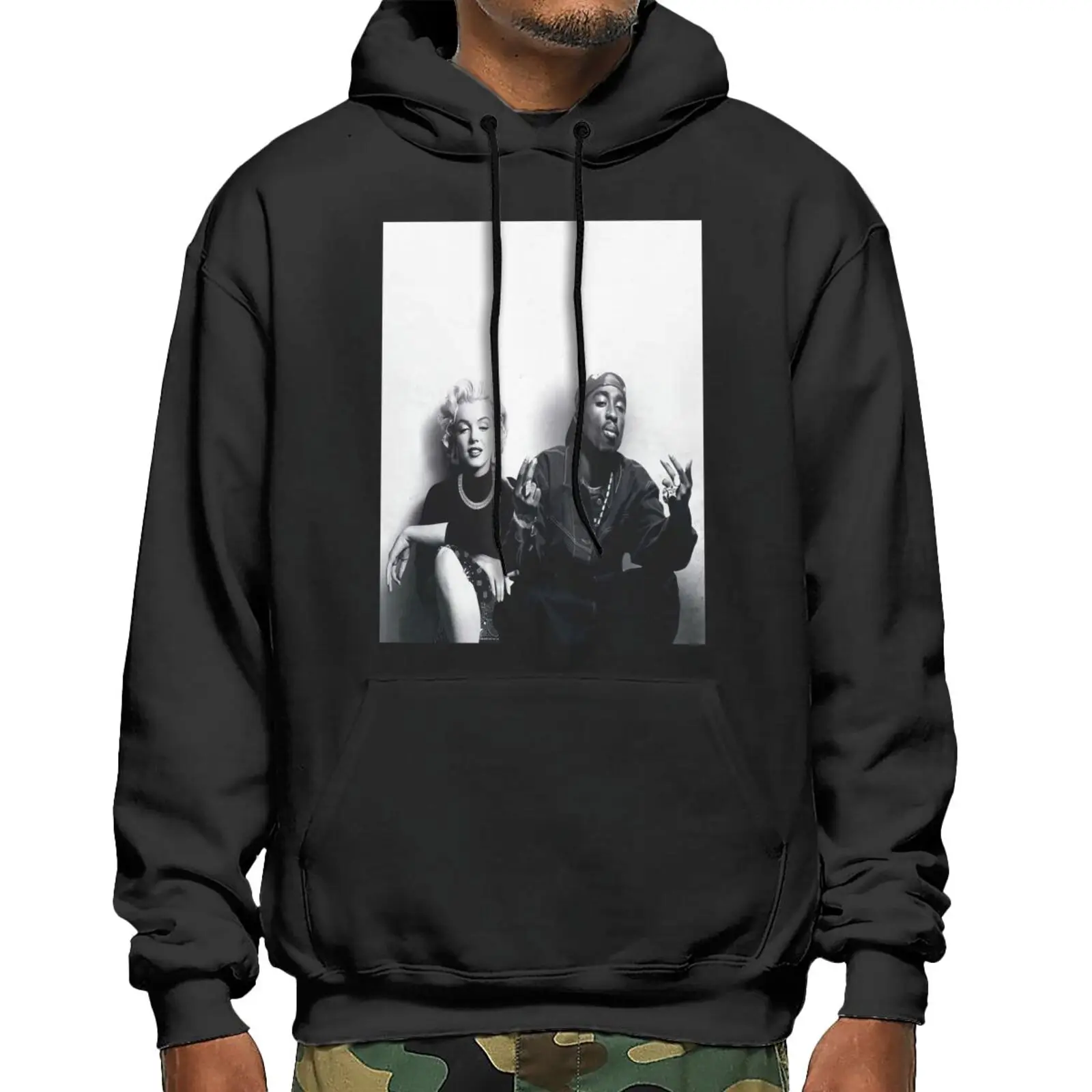 

Худи с принтом Tupac Legends, свитшоты, толстовка с капюшоном на молнии, мужской свитер, мужской спортивный костюм, Мужская одежда, мужская Толстов...