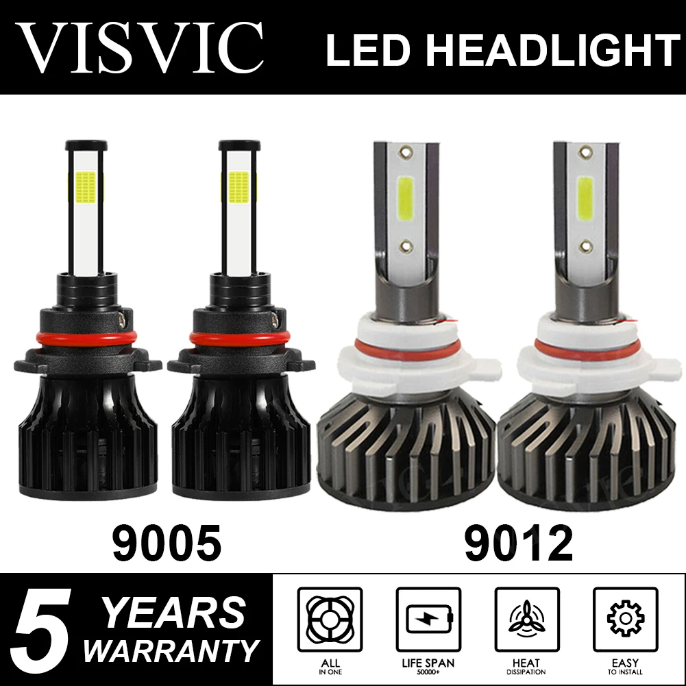 

LED Headlight Combo Total 4 Bulbs For Dodge RAM 1500 2500 3500 2013 2014 2015