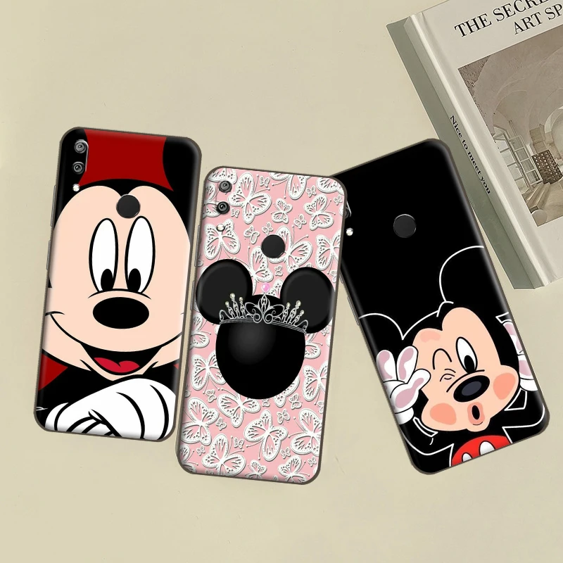 

Disney Mickey Mouse Logo For Huawei Silicon Cover TPU Silicone Soft Back Cover Phone Case For Huawei Y9 Prime Y7 Y7P Case Funda