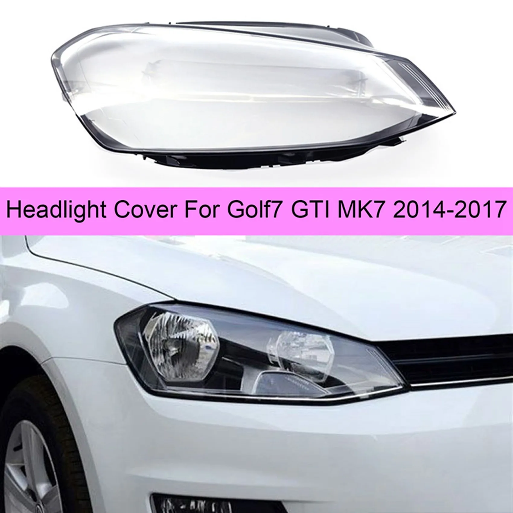 

Автомобильная задняя крышка для правой головки телефона задняя крышка для объектива лампы для Volkswagen VW Golf7 GTI MK7 2014-2017 5G1941752/5G1941754