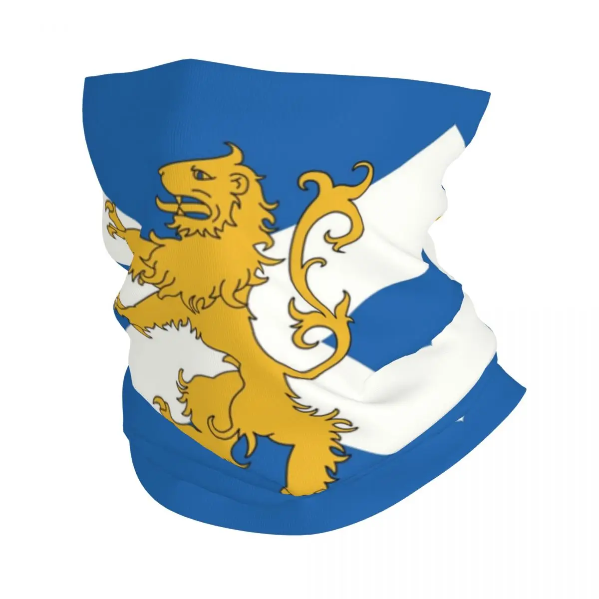 

Scotland Scottish Flag With Lion Bandana Winter Neck Warmer Men Windproof Wrap Face Scarf for Ski Gaiter Headband