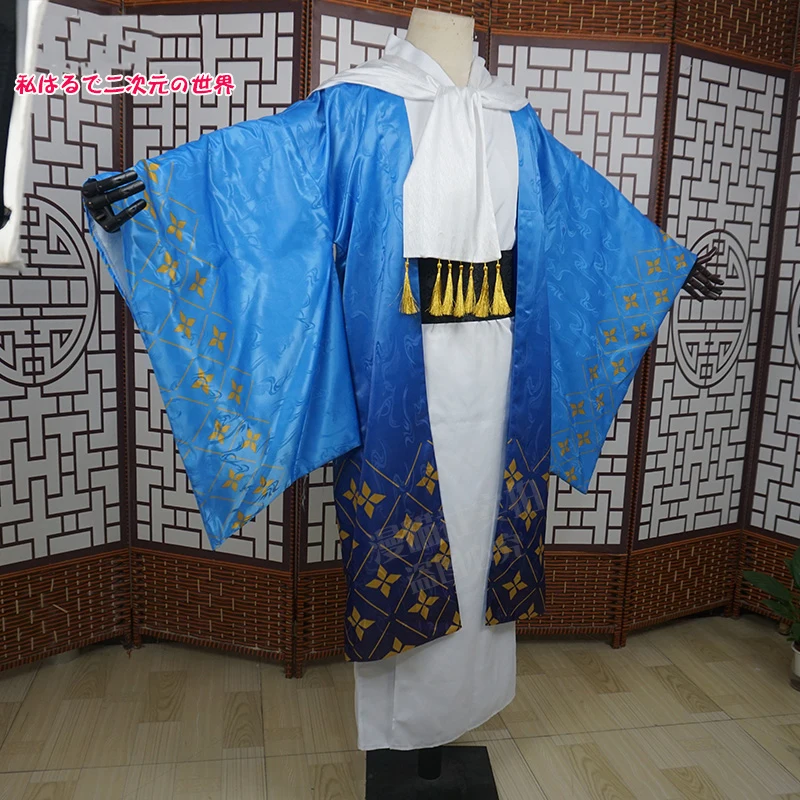 COS-HoHo аниме Vtuber Luxiem Nijisanji Ike Eveland 2022 новогоднее кимоно униформа карнавальный костюм