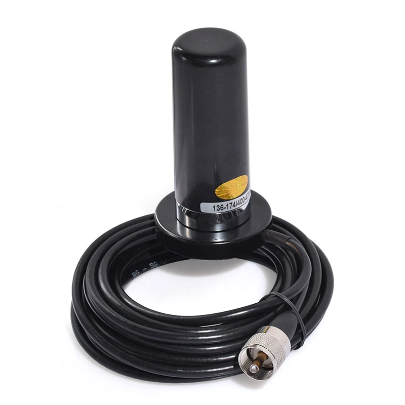 

Двухдиапазонная Антенна для автомобиля/автомобиля, основание 9 см, магнитное крепление BNC, штекер 5 м, для сканера BC125AT