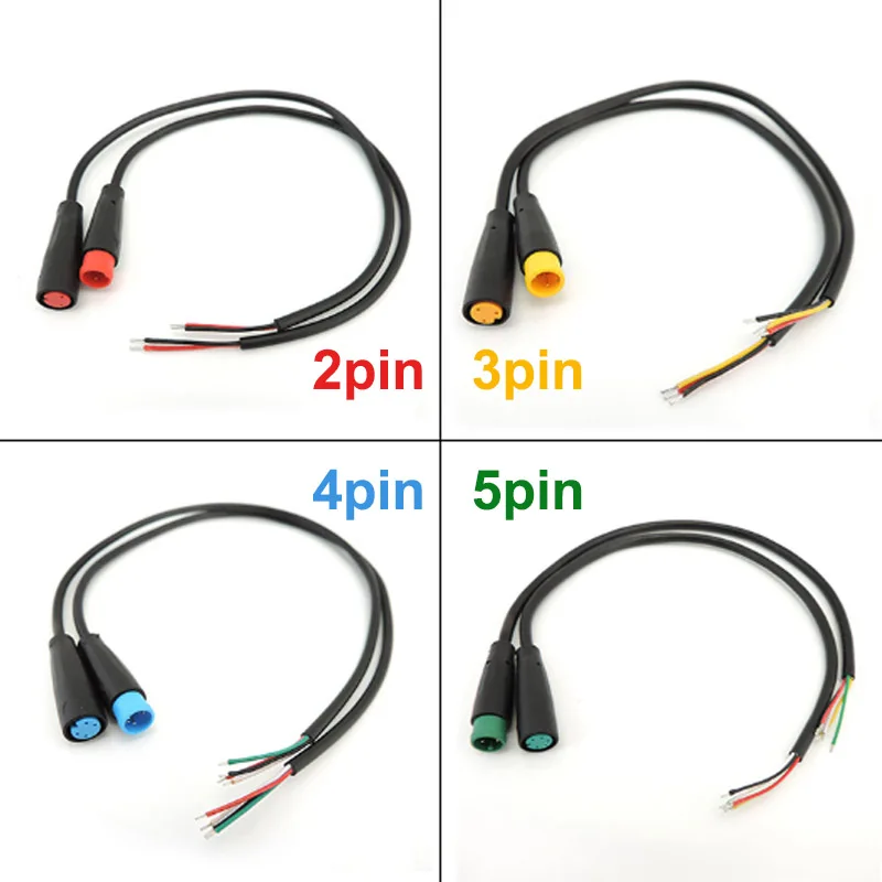 

Male+Female Connector 2 3 4 5 6Pin Cable Waterproof Connector For Ebike Optional Cable Ebike Accessories J17