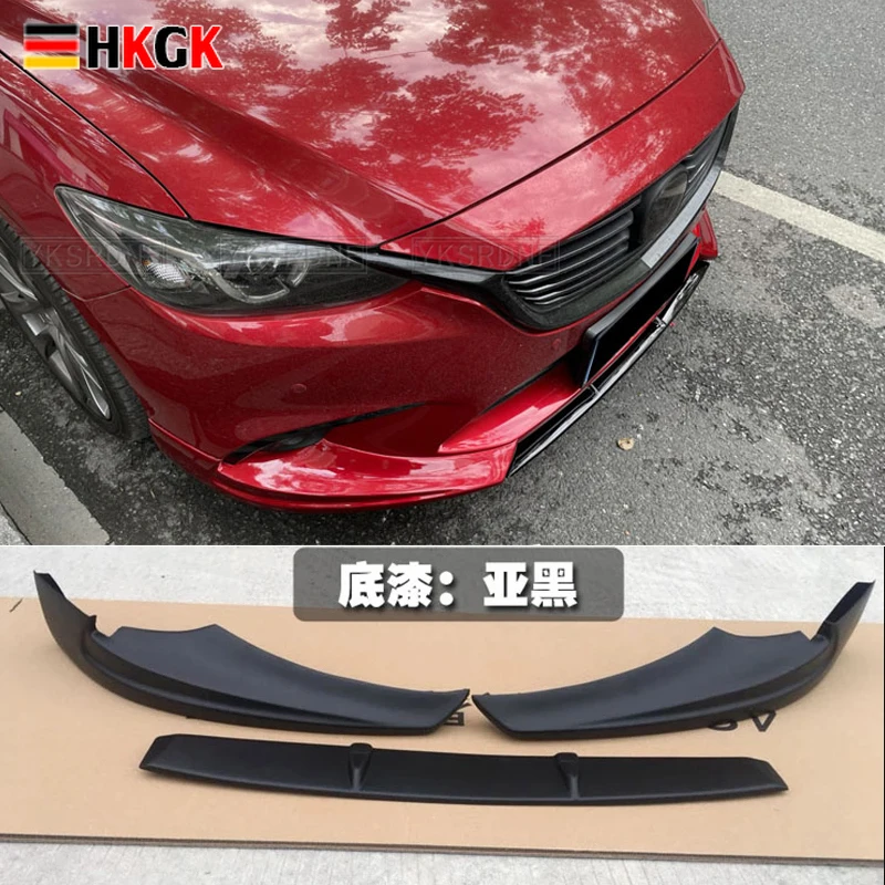 

3 шт., защитные накладки на бампер для Mazda 6 Atenza 2017-2019 ABS