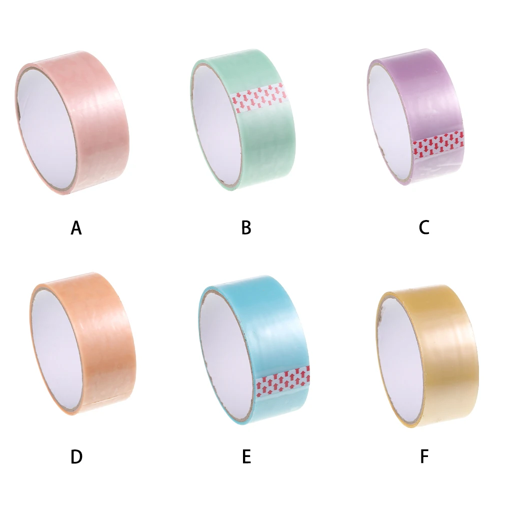 

Adhesive Tapes Sticky Ball Colorful Stress Relief Tape Wide Silky Toy Bright Color Kids Children DIY Craft School