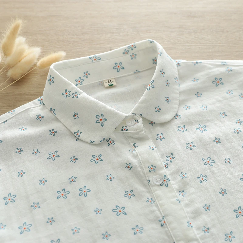 Двухслойные хлопковые топы с орхидеей женская одежда свободные облегающие