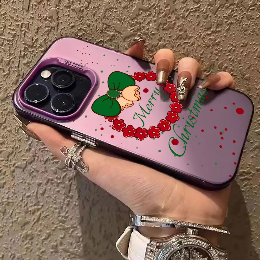 Рождественская елка венок серебряная задняя крышка для VIVO Y100 Y28 4G чехол Y36i Y35 Y35M Plus