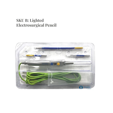 Одноразовый хирургический монополярный активный карандаш с электродом из 3 встроенных светодиодных фонарей