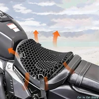 gel motorcycle seat cover honeycomb breathable motorcycle seat cover scooter silicone ice cooling pad sunscreen waterproof