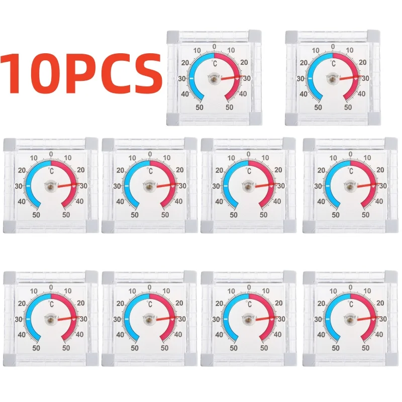 10/8/6/3/1 шт. самоклеящийся термометр для окна белый использования в помещении на