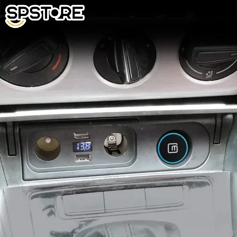 Для Volkswagen Lavida 2013-2017 автомобильное зарядное устройство Android iPhone прикуриватель